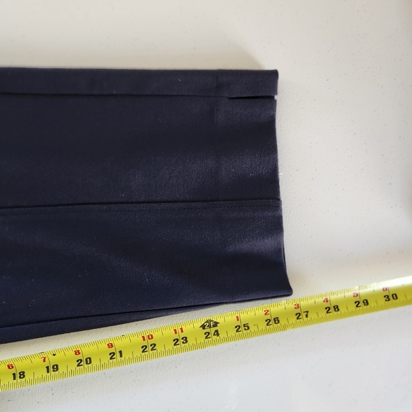 NYDJ Navy Blue Pull On Pants Slim Leg Stretchy Size 24W New NWT Office Work - Picture 7 of 9
